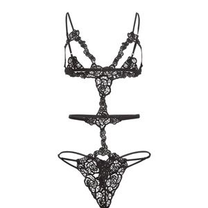 fleur du mal bodysuit guipure